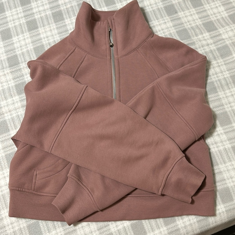 Lululemon Scuba Oversized Funnel Neck Half Zip Sweater